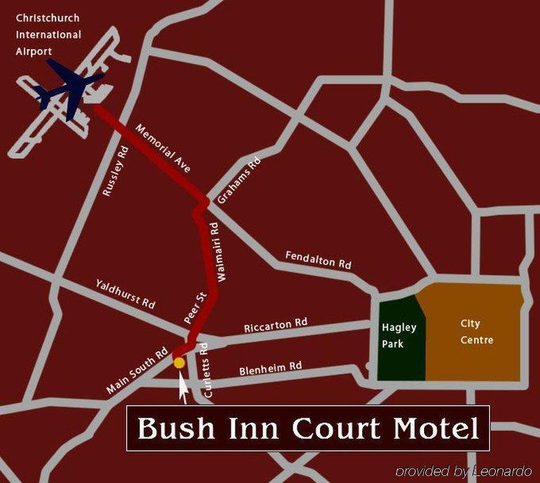 Bush Inn Court Motel Christchurch Bagian luar foto